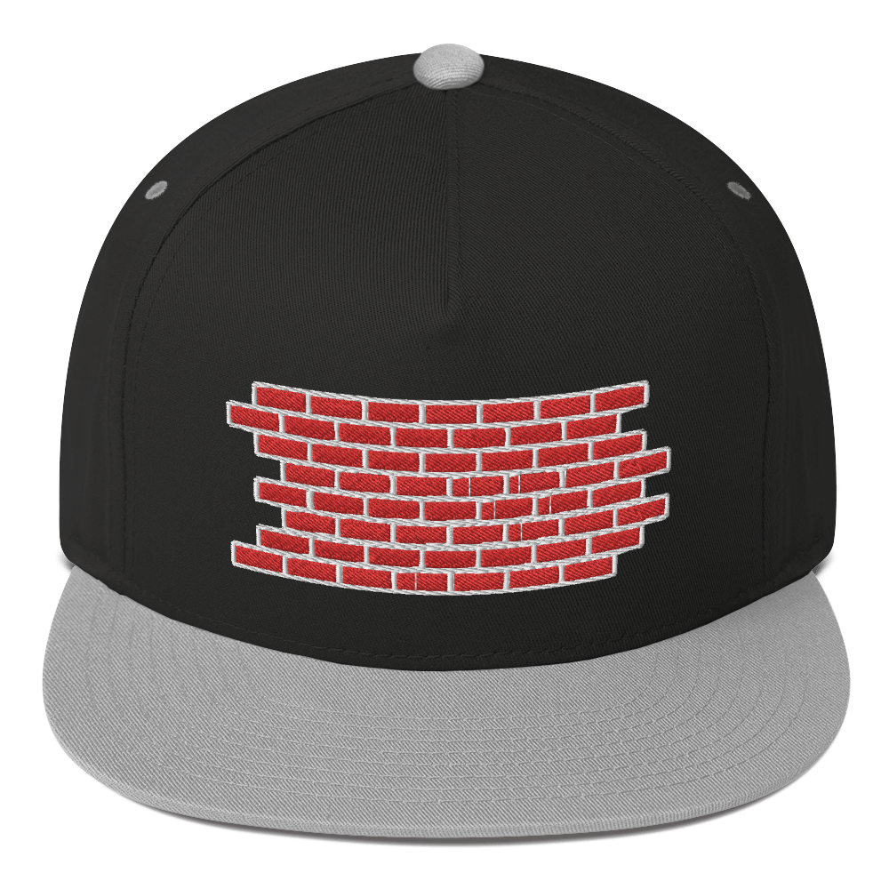 brick by brick hat / brick by brick Flat Bill Cap