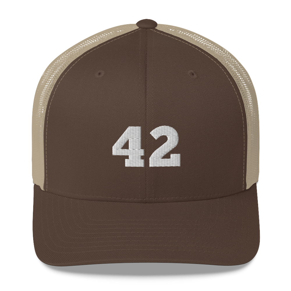 Chadwick Boseman 42 hat / Black Panther hat / 42 hat / Trucker Cap