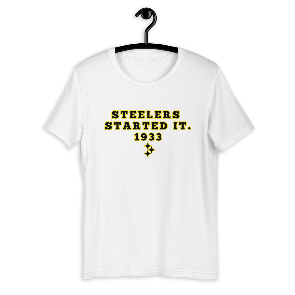 { T-Shirt .Hat . Accessories } Steelers T-Shirt / 1933 Steelers T-Shirt / Steelers 1933 T-Shirt White / Xs