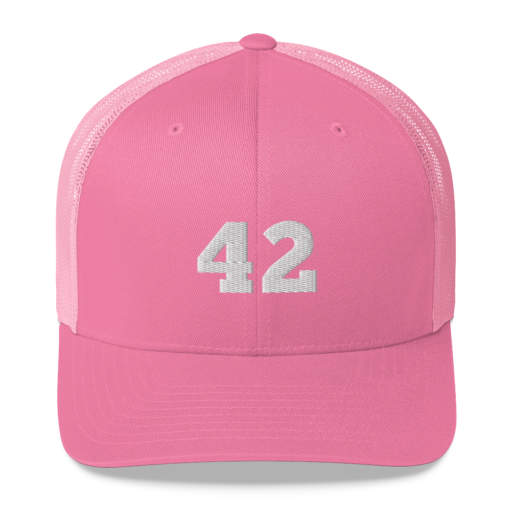 Chadwick Boseman 42 hat / Black Panther hat / 42 hat / Trucker Cap