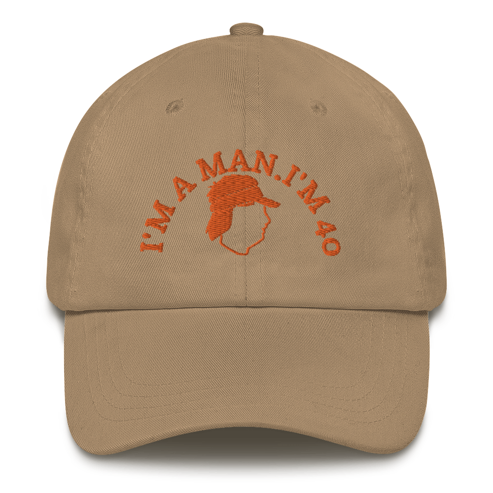 I'M A MAN! I'M 40! Hat / Mike Gundy Hat  / Dad hat