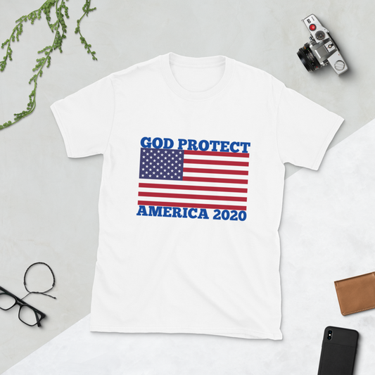 God PROTECT America 2020 t-shirt / America t-shirt / Short-Sleeve Unisex T-Shirt