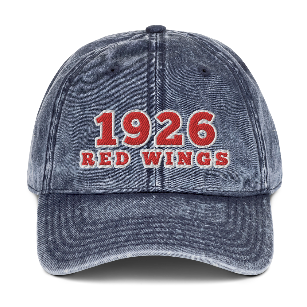 Detroit red Wings hat /  Detroit red Wings Vintage Cotton Twill Cap