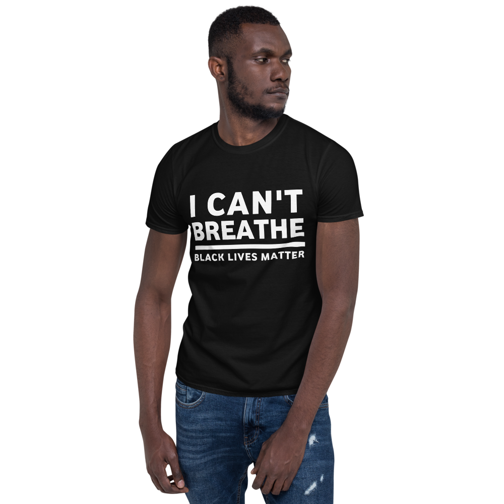 I Can't Breathe T-shirt / I Can't Breathe Short-Sleeve Unisex T-Shirt
