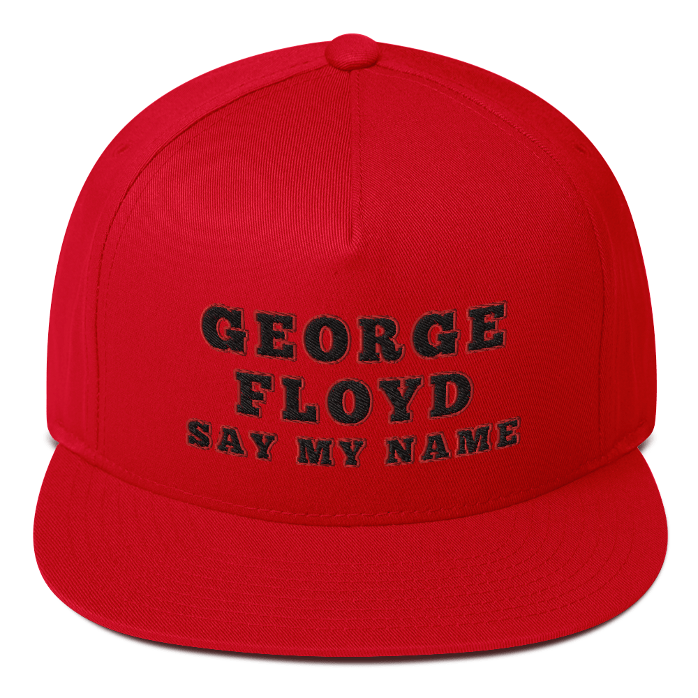 George floyd hat / George floyd Cap / Flat Bill Cap