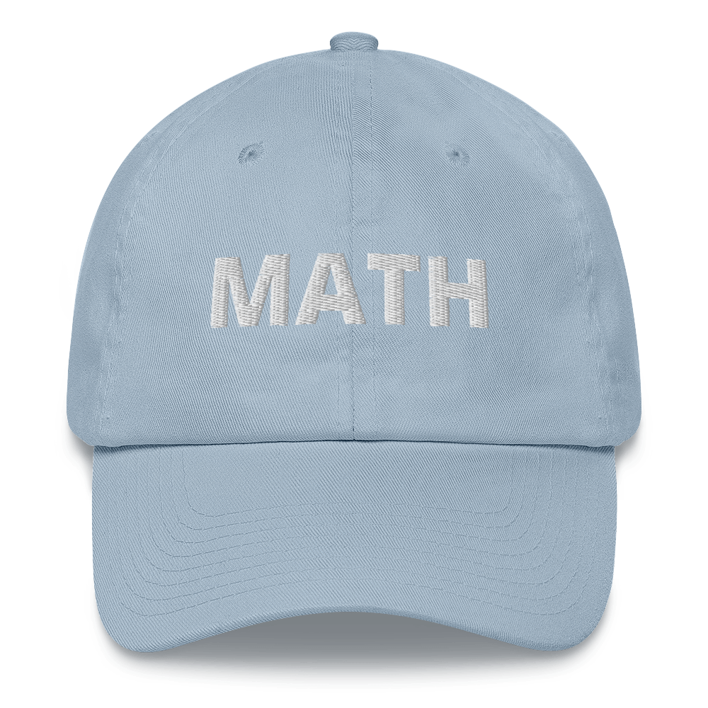 Math hat / yang hat / Math Dad hat