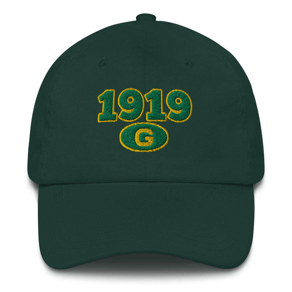 1919 Hat / Green Bay Packers hat / Packers Hat / Dad hat