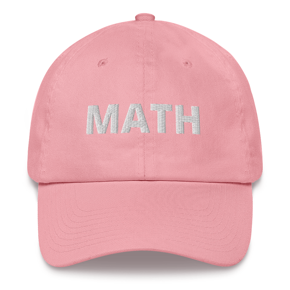 Math hat / yang hat / Math Dad hat