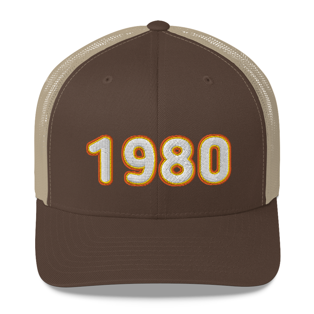 1980 hat / birthday gift hat /Trucker Cap
