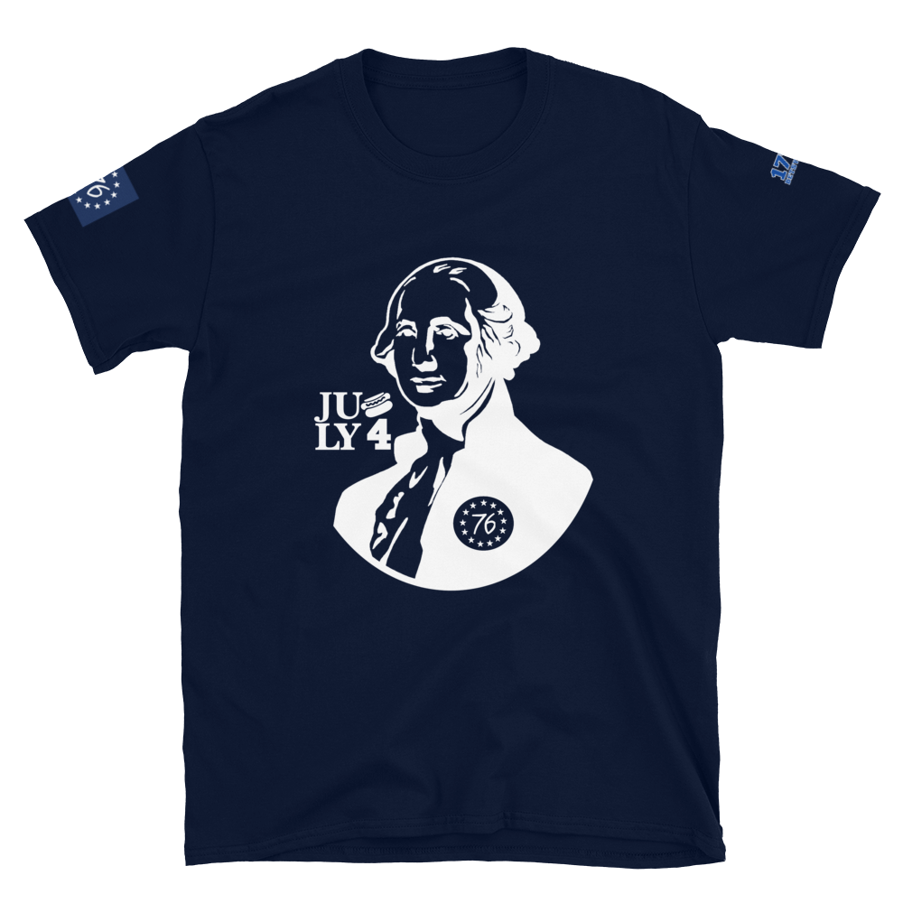George Washington T-shirt / Betsy Ross T-Shirt / Front, back and sleeves print
