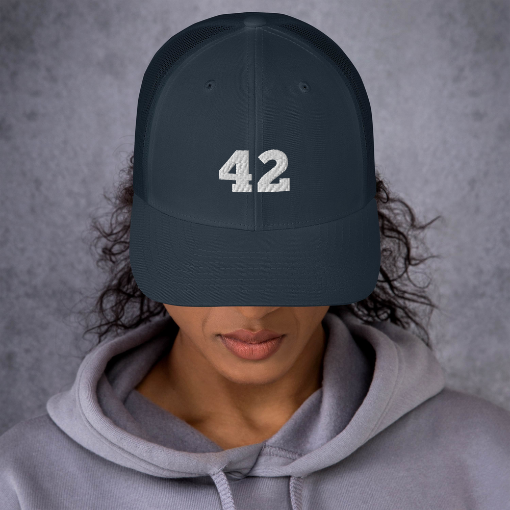 Chadwick Boseman 42 hat / Black Panther hat / 42 hat / Trucker Cap