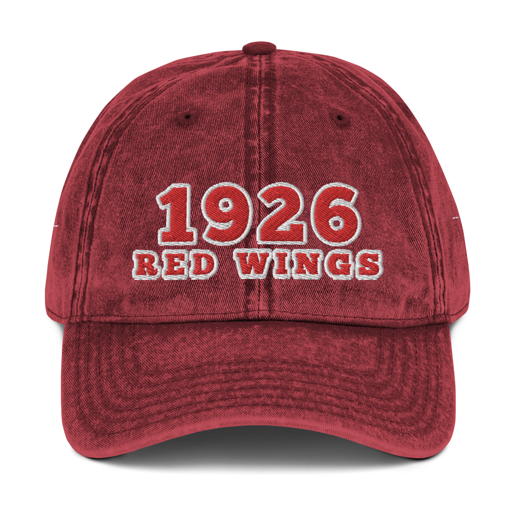 Detroit red Wings hat /  Detroit red Wings Vintage Cotton Twill Cap