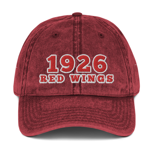 Detroit red Wings hat /  Detroit red Wings Vintage Cotton Twill Cap