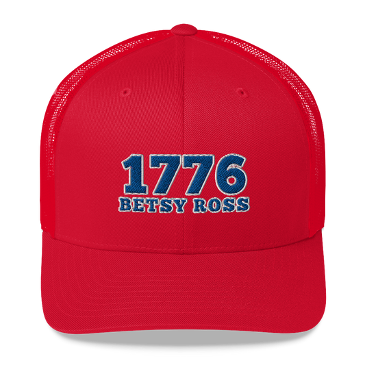 Betsy Ross hat / 1776 hat / 4th July Trucker Cap