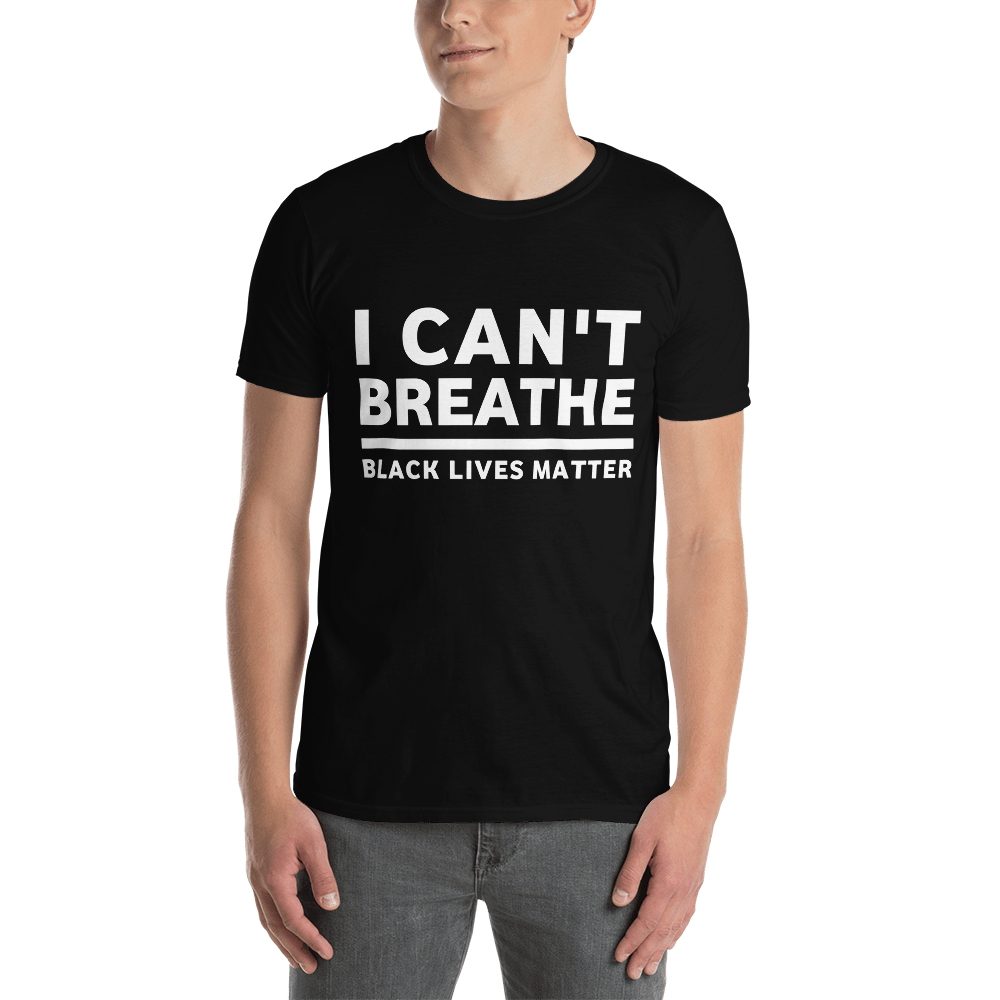 I Can't Breathe T-shirt / I Can't Breathe Short-Sleeve Unisex T-Shirt