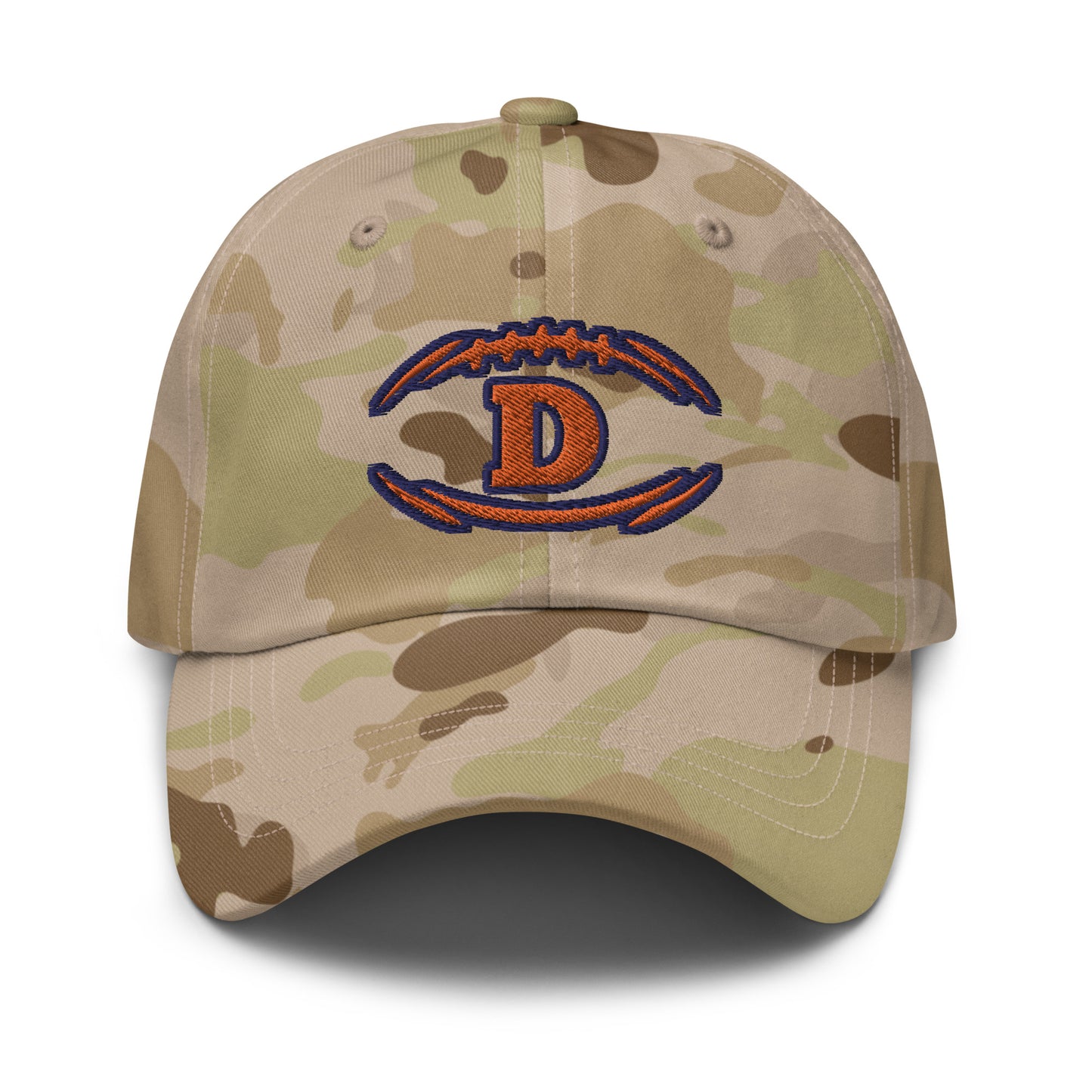 Broncos Camo Hat / Denver Broncos Hat / D Hat / Multicam dad hat