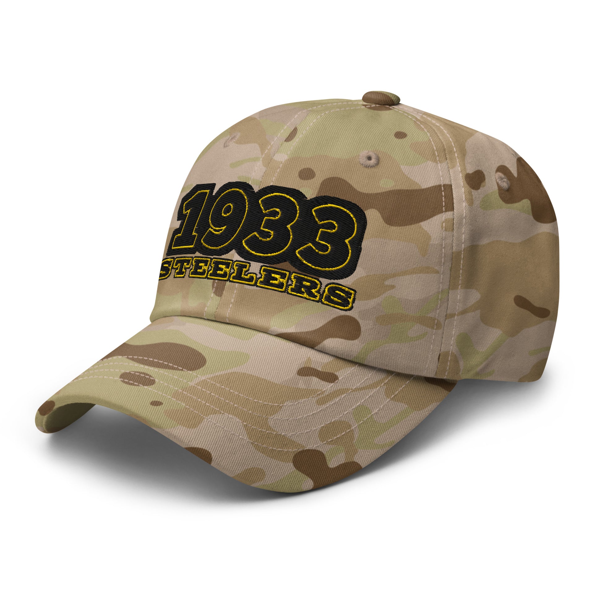 Steelers Camo Hat / Steelers 1933 Hat / 1933 Steelers Multicam dad hat