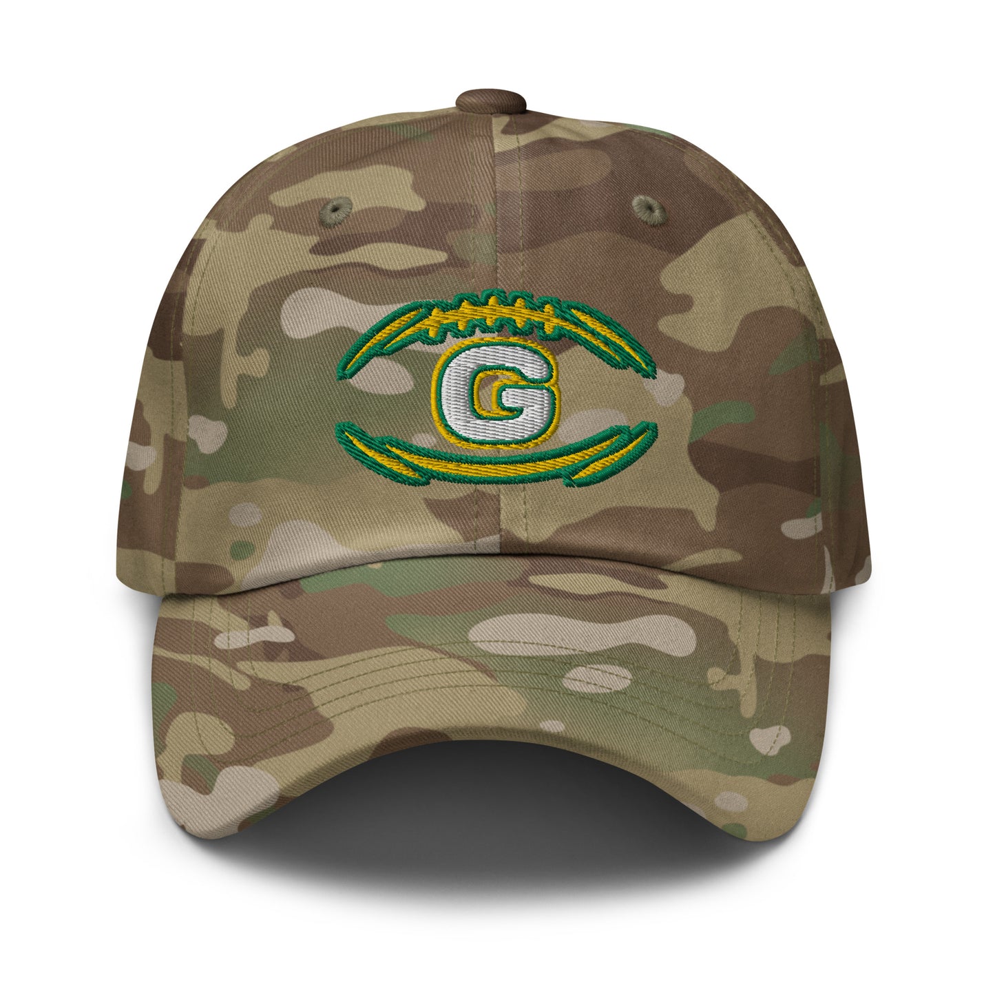 Packers Camo Hat / Green Bay Packers Hat / G Hat / Multicam dad hat