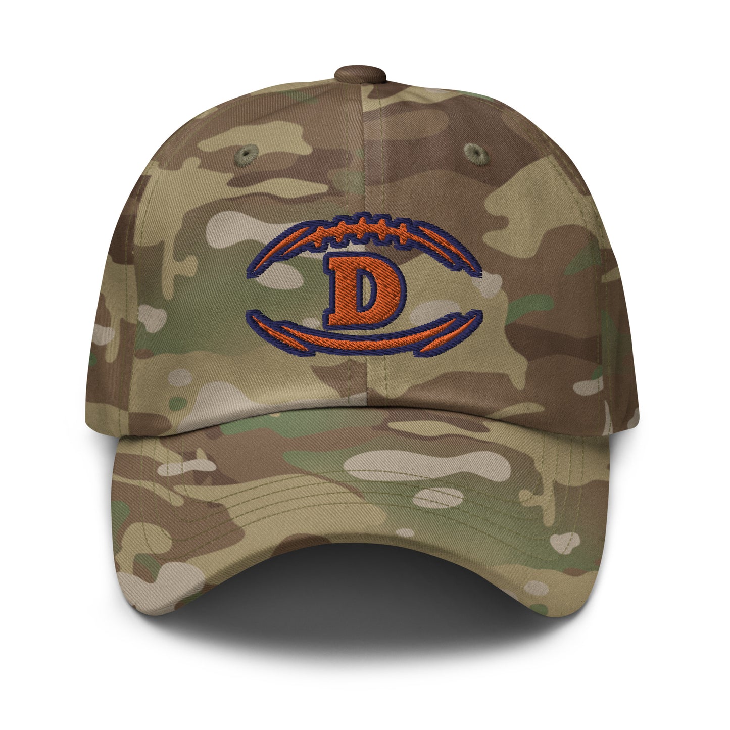 Broncos Camo Hat / Denver Broncos Hat / D Hat / Multicam dad hat