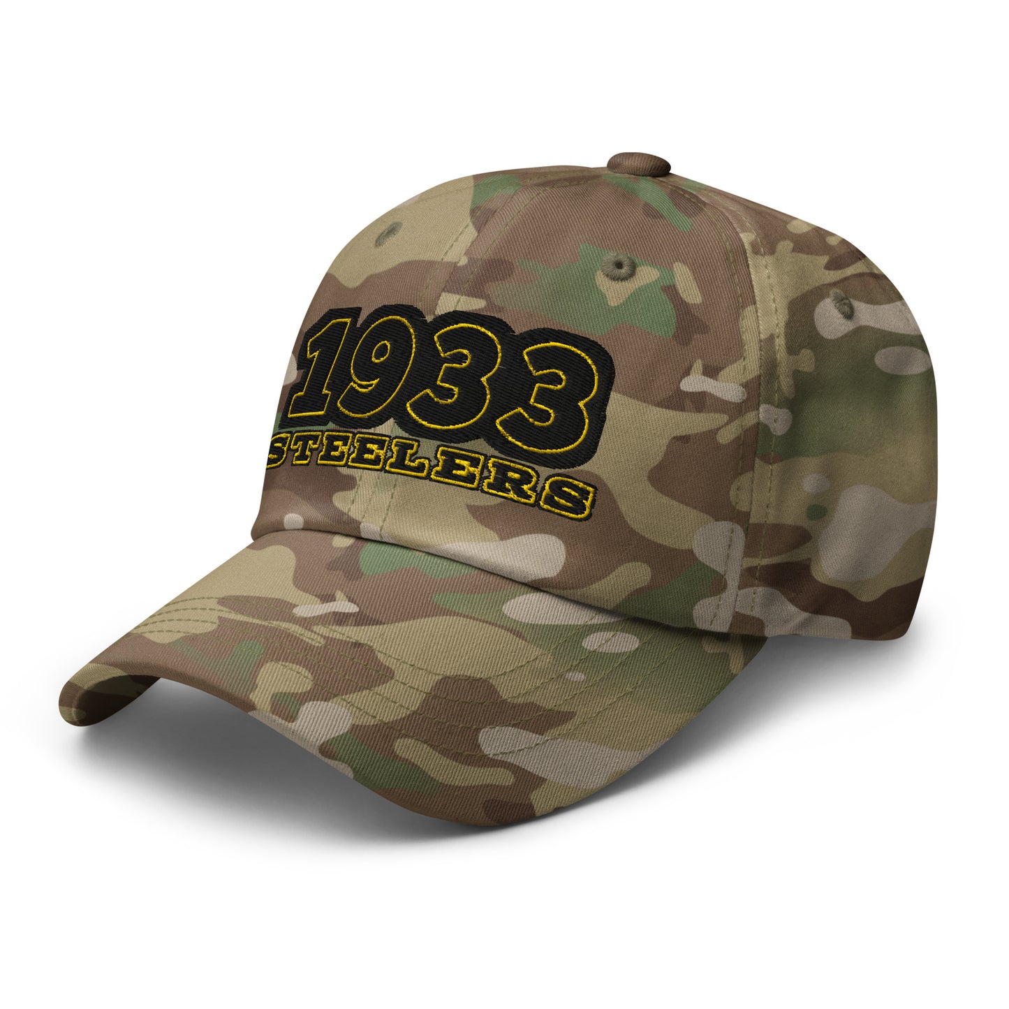 Steelers Camo Hat / Steelers 1933 Hat / 1933 Steelers Multicam dad hat