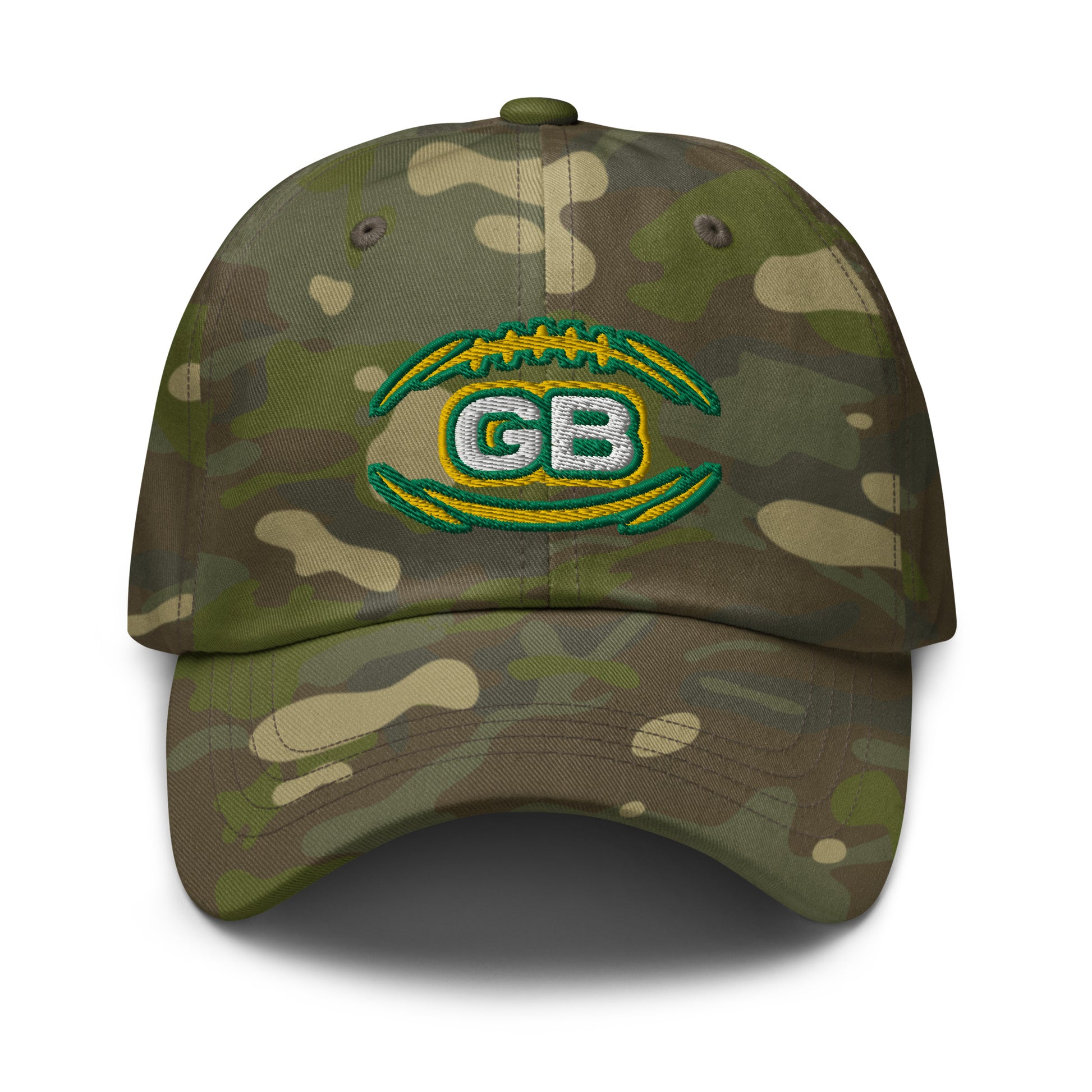 Packers Camo Hat / Green Bay Packers Hat / GB Hat / Multicam dad hat