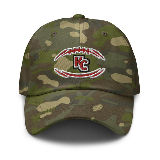 Chiefs Camo Hat / Kc Hat / Kansas City Chiefs Multicam dad hat