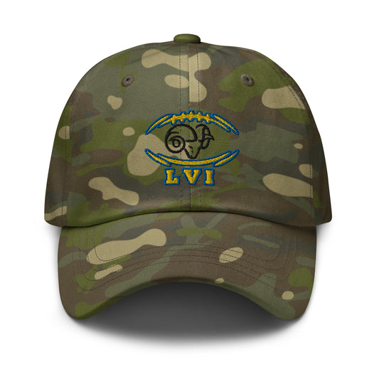 Rams Camo Hat / Rams Champions Hat / Rams Multicam dad hat