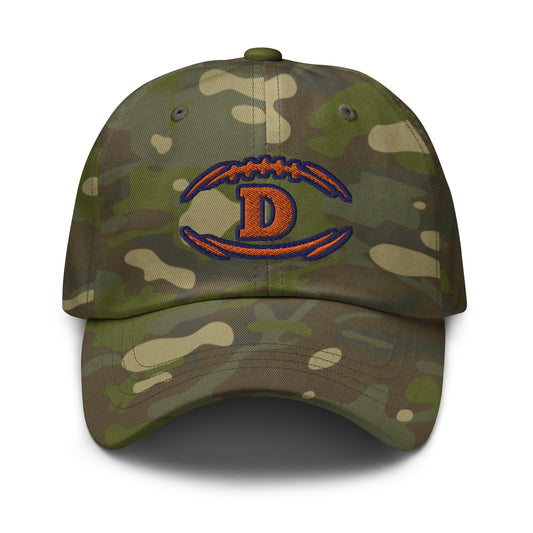 Broncos Camo Hat / Denver Broncos Hat / D Hat / Multicam dad hat