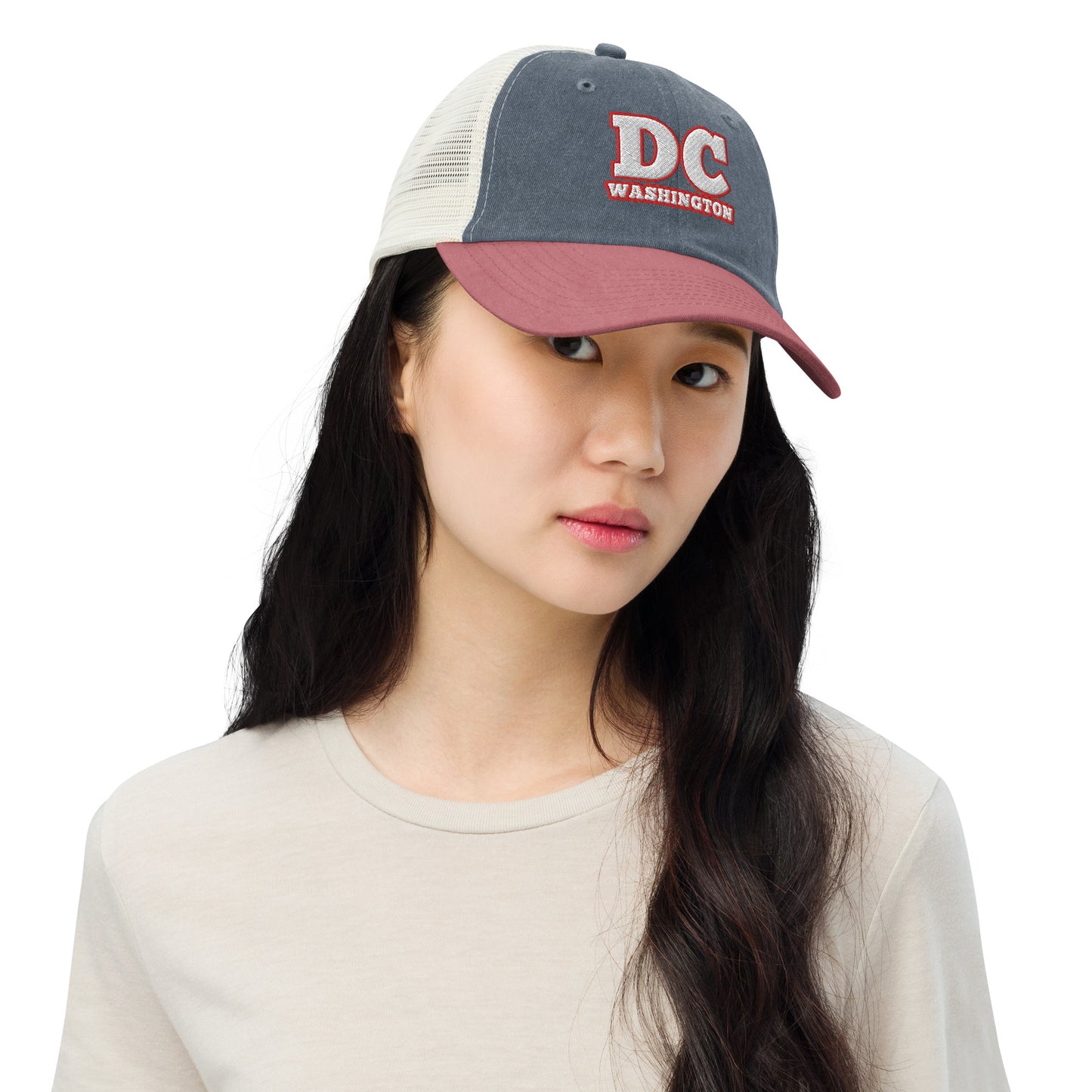 DC Hat / Washington DC Hat / Washington DC Foam Pigment-dyed cap