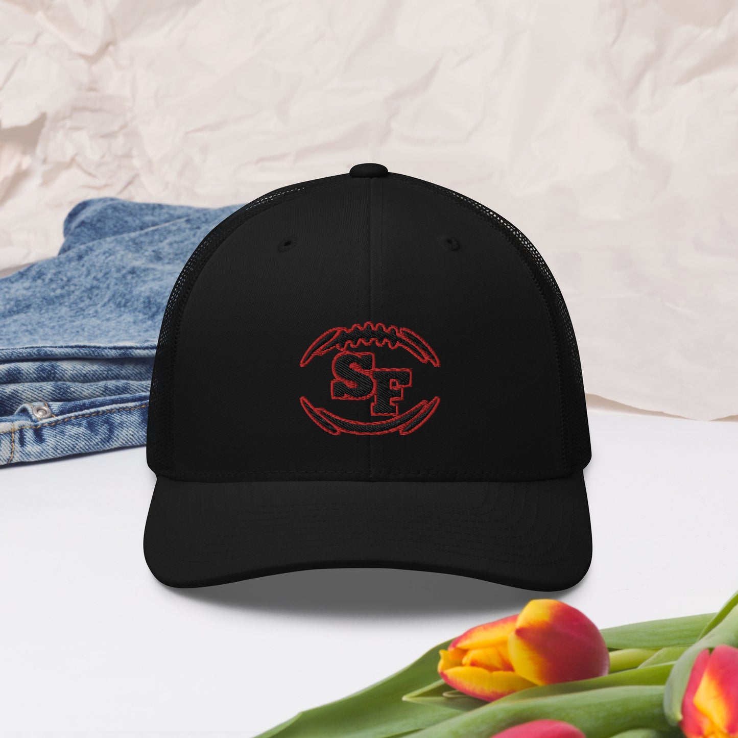 San Francisco Hat / 49ers Hat / SF Hat / Kyle Shanahan Trucker Cap