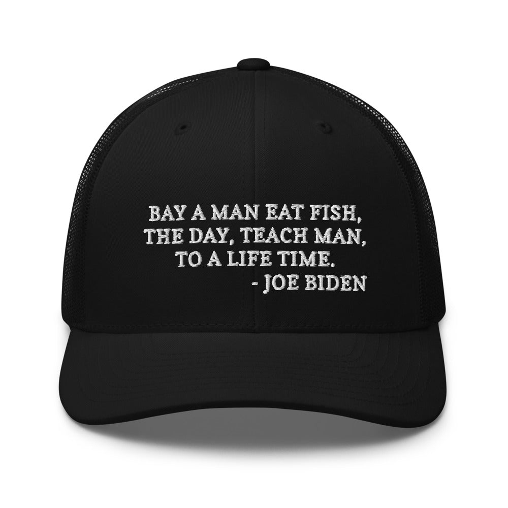 Buy A Man Eat Fish hat / Trucker Cap