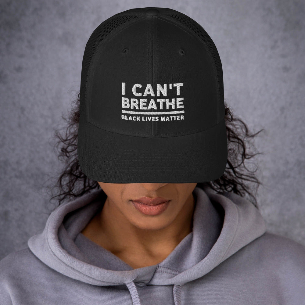 I Can't Breathe Hat / I Can't Breathe Trucker Cap