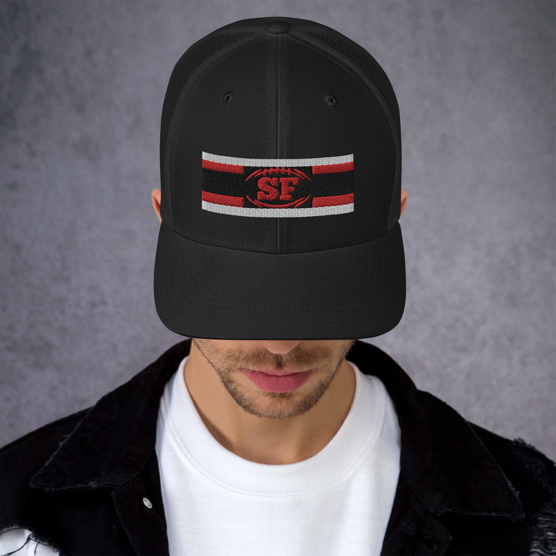 San Francisco Hat / 49ers Hat / SF Hat / Kyle Shanahan Trucker Cap