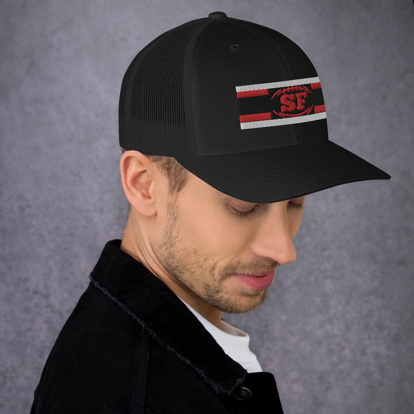 San Francisco Hat / 49ers Hat / SF Hat / Kyle Shanahan Trucker Cap