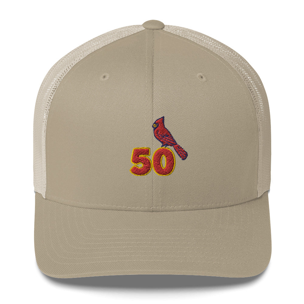 Adam Wainwright Hat / Waino Hat / St. Louis Cardinals Trucker Cap