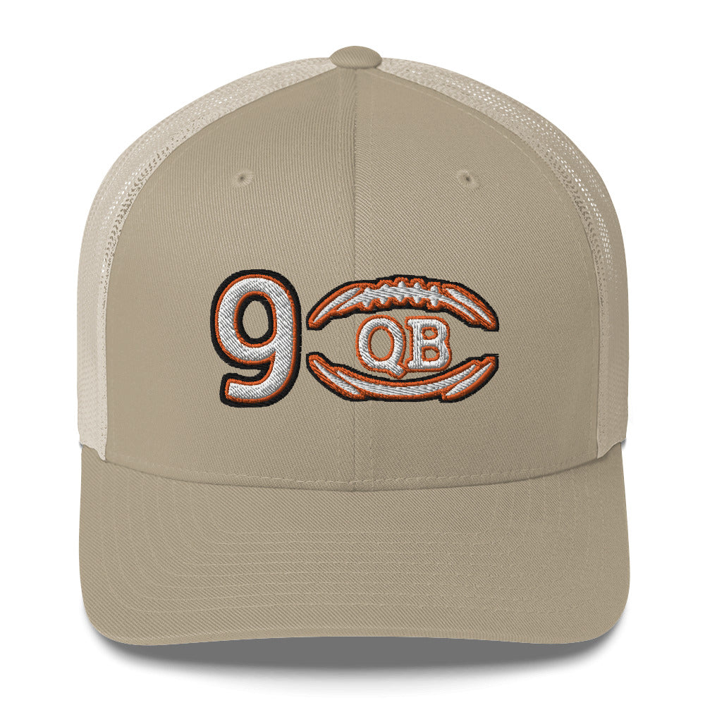 Joe Burrow Hat / QB Hat / Quarterback Hat / 9 Hat / 9QB Bengals Hat