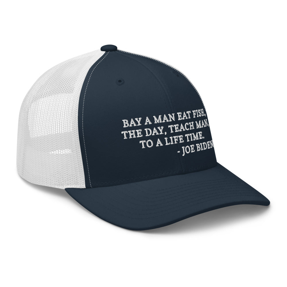 Buy A Man Eat Fish hat / Trucker Cap