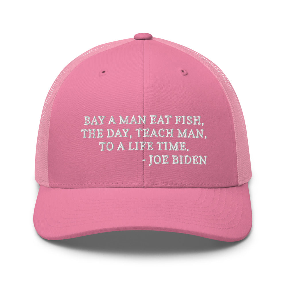 Buy A Man Eat Fish hat / Trucker Cap