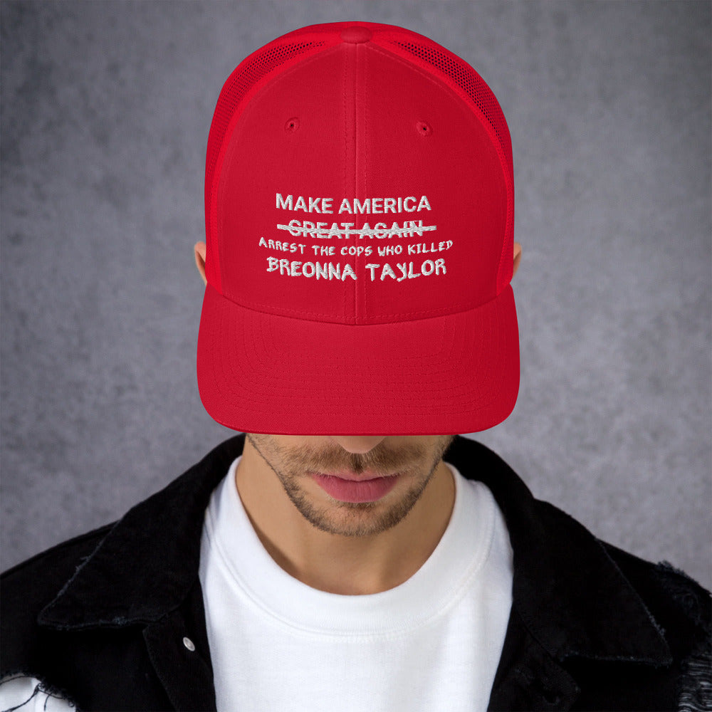 Make America Arrest The Cops Hat / Lebron Hat / Trucker cap