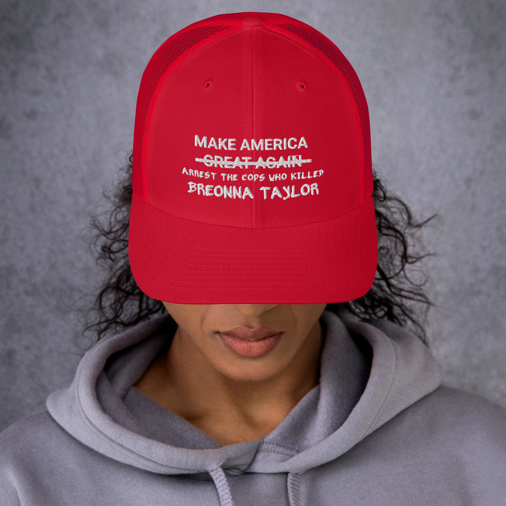 Make America Arrest The Cops Hat / Lebron Hat / Trucker cap