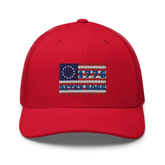 Betsy Ross hat / 1776 hat / 4th July Trucker Cap