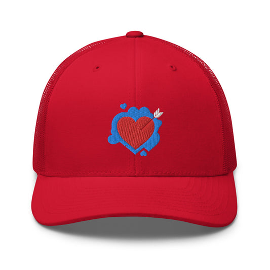 I love you hat / Valentine's day hat / Trucker Cap