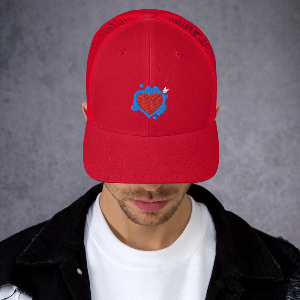 I love you hat / Valentine's day hat / Trucker Cap