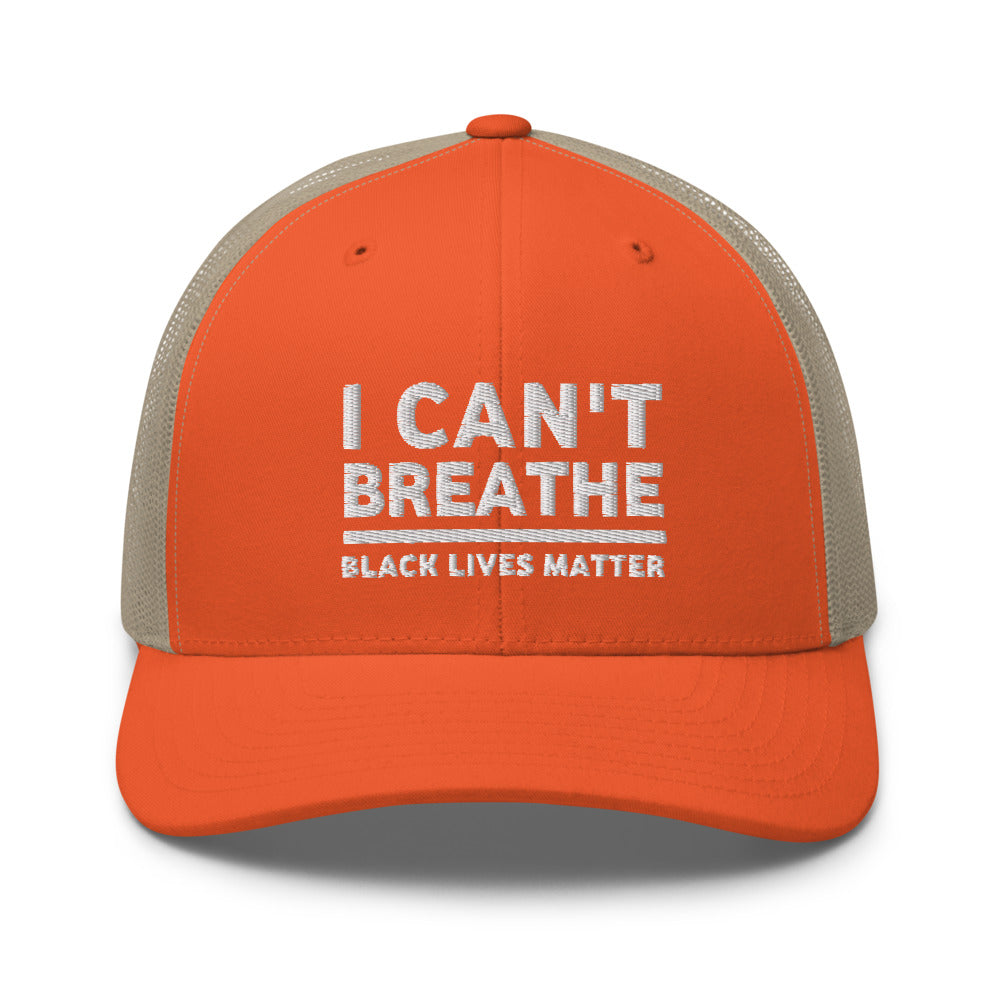 I Can't Breathe Hat / I Can't Breathe Trucker Cap