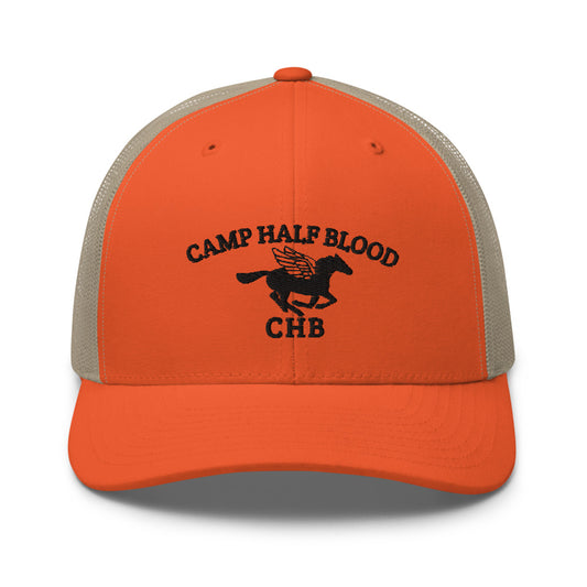 Camp Half Blood Hat / CHB Hat / Camp Half Blood / CHB Trucker Cap