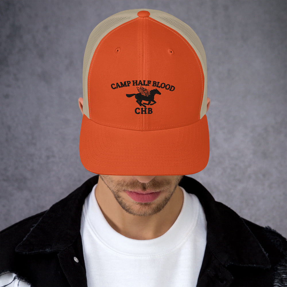 Camp Half Blood Hat / CHB Hat / Camp Half Blood / CHB Trucker Cap