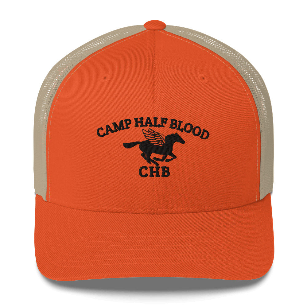 Camp Half Blood Hat / CHB Hat / Camp Half Blood / CHB Trucker Cap