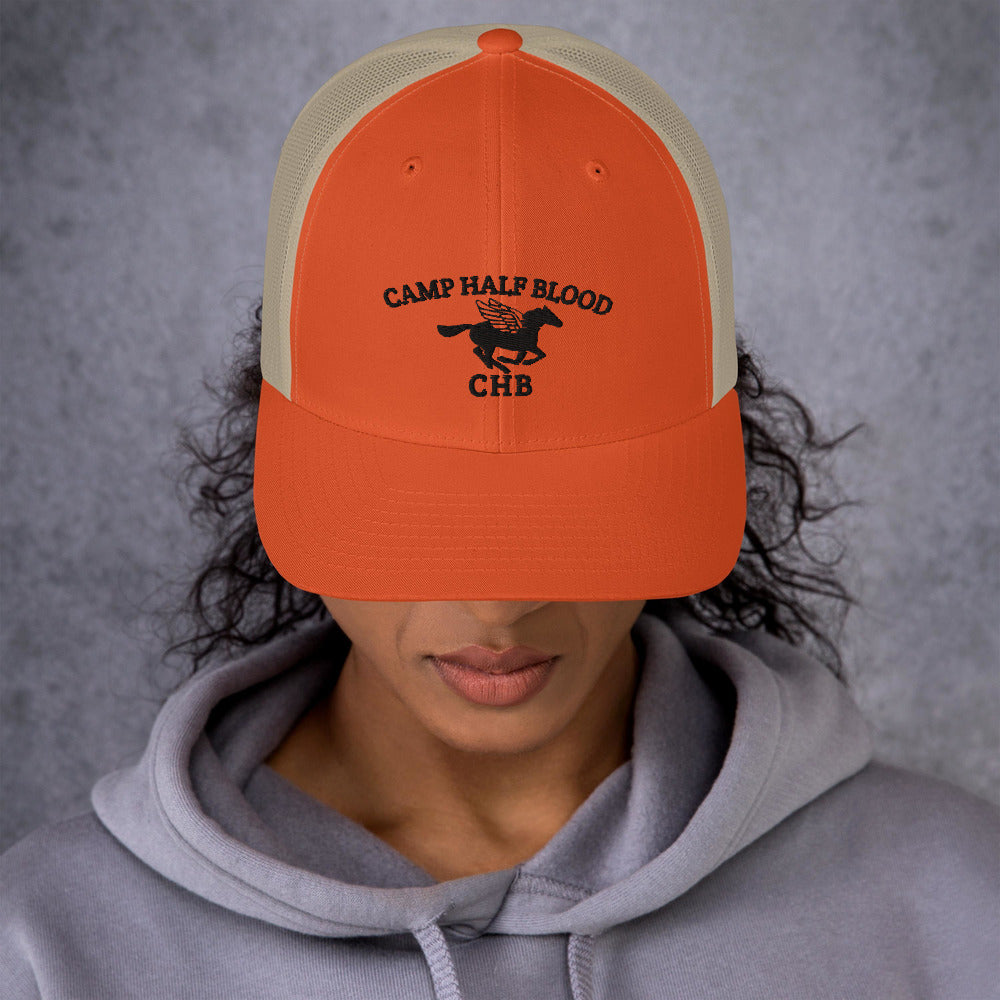 Camp Half Blood Hat / CHB Hat / Camp Half Blood / CHB Trucker Cap