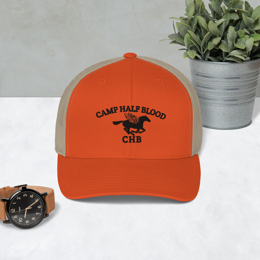 Camp Half Blood Hat / CHB Hat / Camp Half Blood / CHB Trucker Cap