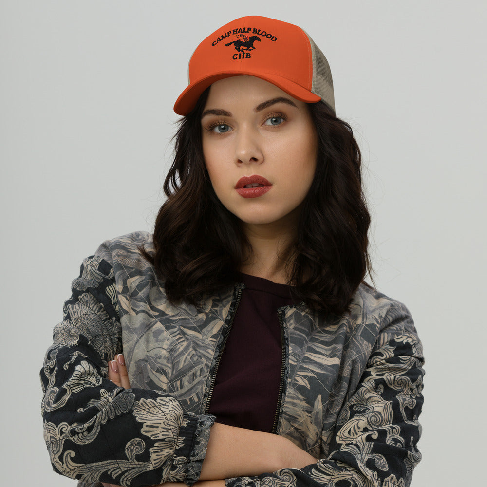 Camp Half Blood Hat / CHB Hat / Camp Half Blood / CHB Trucker Cap